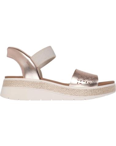 Sandales pour Femme SKECHERS SANDALIAS SLIP-IN DE PIEL METáLICO