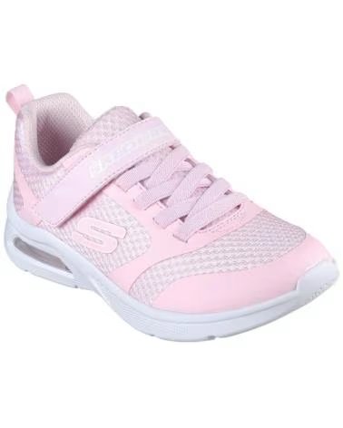 Scarpe sport per Bambina SKECHERS DEPORTIVAS VELCRO TEXTIL ROSA