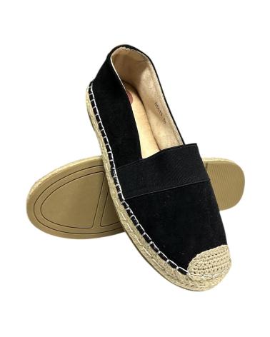 Zapatos de Mujer CALZADOMANIA ESPARTO PLANA ELASTICO NEGRO