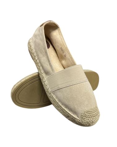 Zapatos de Mujer CALZADOMANIA ESPARTO PLANA ELASTICO CAMEL