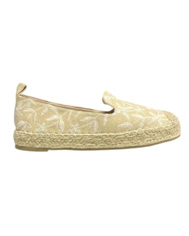 Zapatos de Mujer CALZADOMANIA ESPARTO BORDADA BEIG