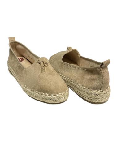 Ballerines pour Femme CALZADOMANIA ESPARTO BORLOM CAMEL