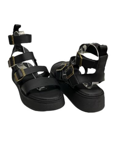 Sandales pour Femme CALZADOMANIA SANDALIA PLANA TRES HEBILLAS NEGRO