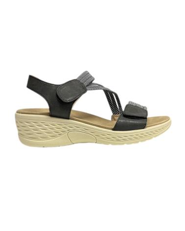 Sandálias de Mulher CALZADOMANIA SANDALIA ELASTICA CON VELCRO NEGRO