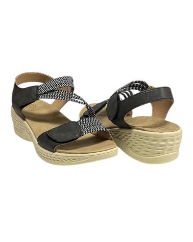 Sandálias de Mulher CALZADOMANIA SANDALIA ELASTICA CON VELCRO NEGRO