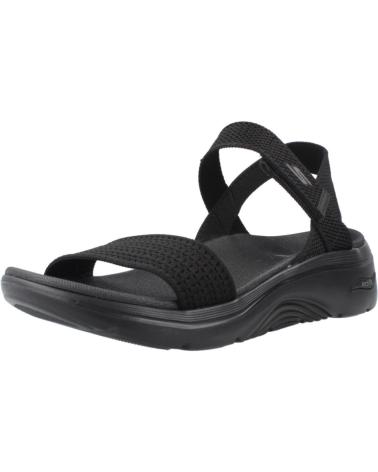 SANDALES SKECHERS GO WALK ARCH FIT 2.0 NOIR BBK POUR FEMME BBK
