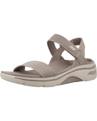 SKECHERS GO WALK ARCH FIT 2.0 SANDALS BEIGE TPE