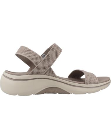 SKECHERS GO WALK ARCH FIT 2.0 SANDALS BEIGE TPE