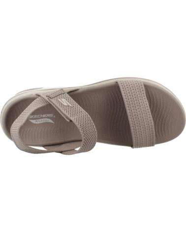 SKECHERS GO WALK ARCH FIT 2.0 SANDALS BEIGE TPE