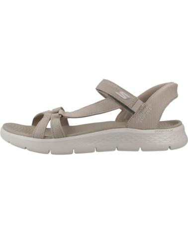 Sandales pour Femme SKECHERS SANDALIAS MUJER MODELO SLIP-INS GO WALK FLEX COLOR MARRON TP TPE