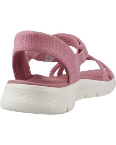 SKECHERS SANDALIAS 141481MVE EN ROSA PARA MUJER MAUVE TEXTILE
