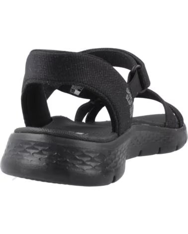 SANDÁLIAS SKECHERS GO WALK FLEX 141481-BBK BBK