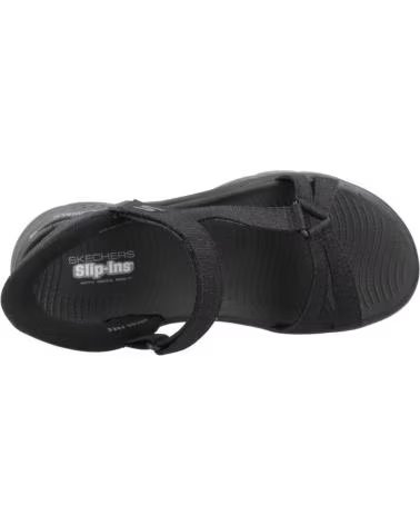 SANDÁLIAS SKECHERS GO WALK FLEX 141481-BBK BBK