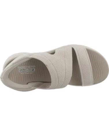 SKECHERS SANDALIAS 141482NAT EN BEIGE PARA MUJER NATURAL TEXTILE