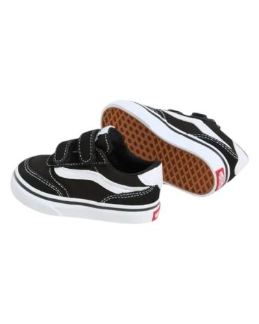 Sneaker für Mädchen und Junge VANS OFF THE WALL ZAPATILLAS VANS BROOKLYN LS V SUEDE CANVAS BLANCAS VN0 NEGRO