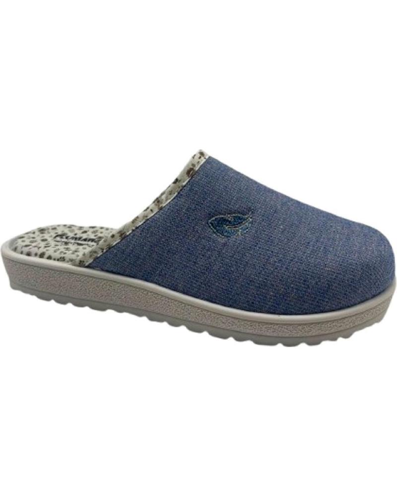 Woman House slipers ROAL DESCALZA PLUMAFLEX AZUL
