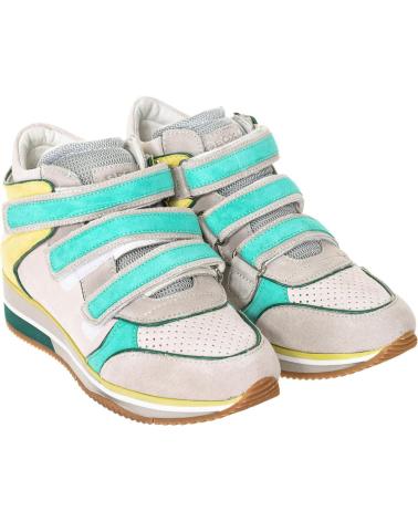 Scarpe sport per Donna GEOX SNEAKER ABOTINADO CUNA MUJER BLANCO-GRIS-LIMA