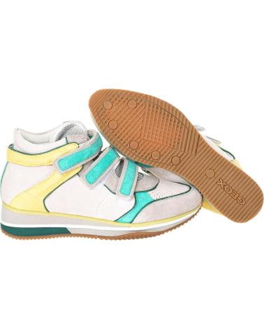 Scarpe sport per Donna GEOX SNEAKER ABOTINADO CUNA MUJER BLANCO-GRIS-LIMA