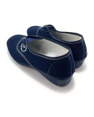 Pantoufles pour Femme SELQUIR CHAUSSONS D´INTÉRIEUR POUR AVEC ÉLASTIQUE ET TALON COMPENSÉ VARIOS COLORES