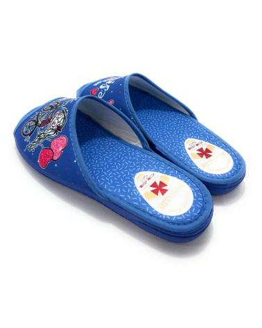 Calzado de casa de Mujer SELQUIR ZAPATILLAS CASA MUJER P-ABIERTA HELLO SU AZUL