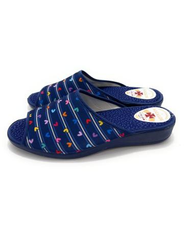 Pantofole per Donna SELQUIR ZAPATILLAS CASA MUJER CUNA ANATOMICAS CO AZUL