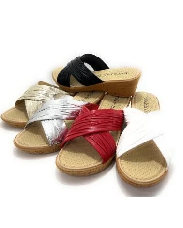 SELQUIR PINKY TIRAS CRUZADAS ANATOMICO CONFORT BLANCO