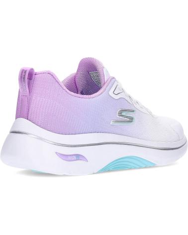 Sneaker für Damen SKECHERS DEPORTIVAS GO WALK MEREDITH 125333 WHITELAVENDER