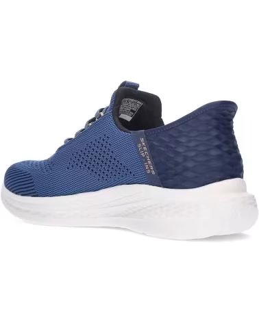 SKECHERS ZAPATOS ZAPATOS HOMBRE ZAPATILLAS BAJAS MODELO SLADE QUINTO AZUL