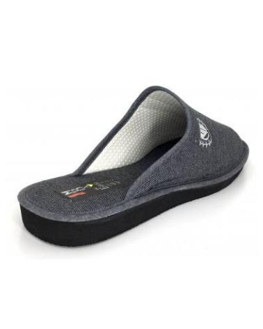 Pantufas-De-Hombre-BEREVERE-ZAPATILLA-CASA-GRIS
