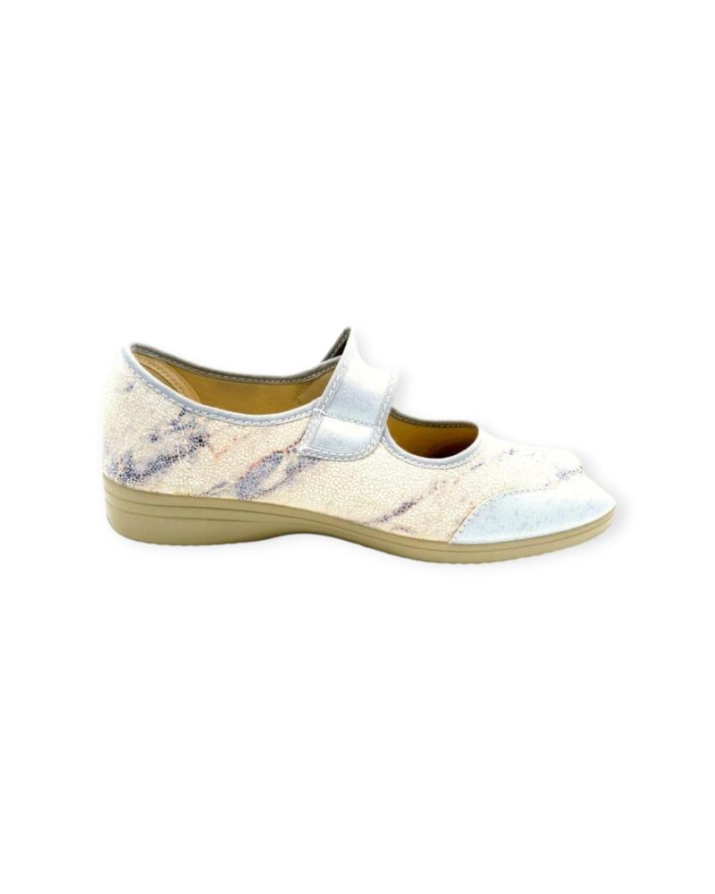 Sabrinas de Mulher GARRIDO MURO ZAPATILLA VELCRO BEIGE
