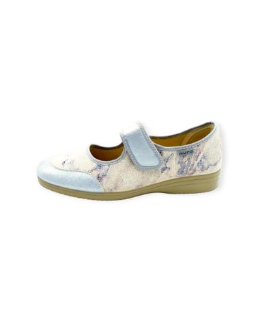 Sabrinas de Mulher GARRIDO MURO ZAPATILLA VELCRO BEIGE