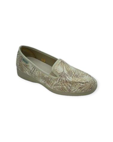Zapatos de cuña de Mujer GARRIDO MURO ZAPATILLA BEIGE