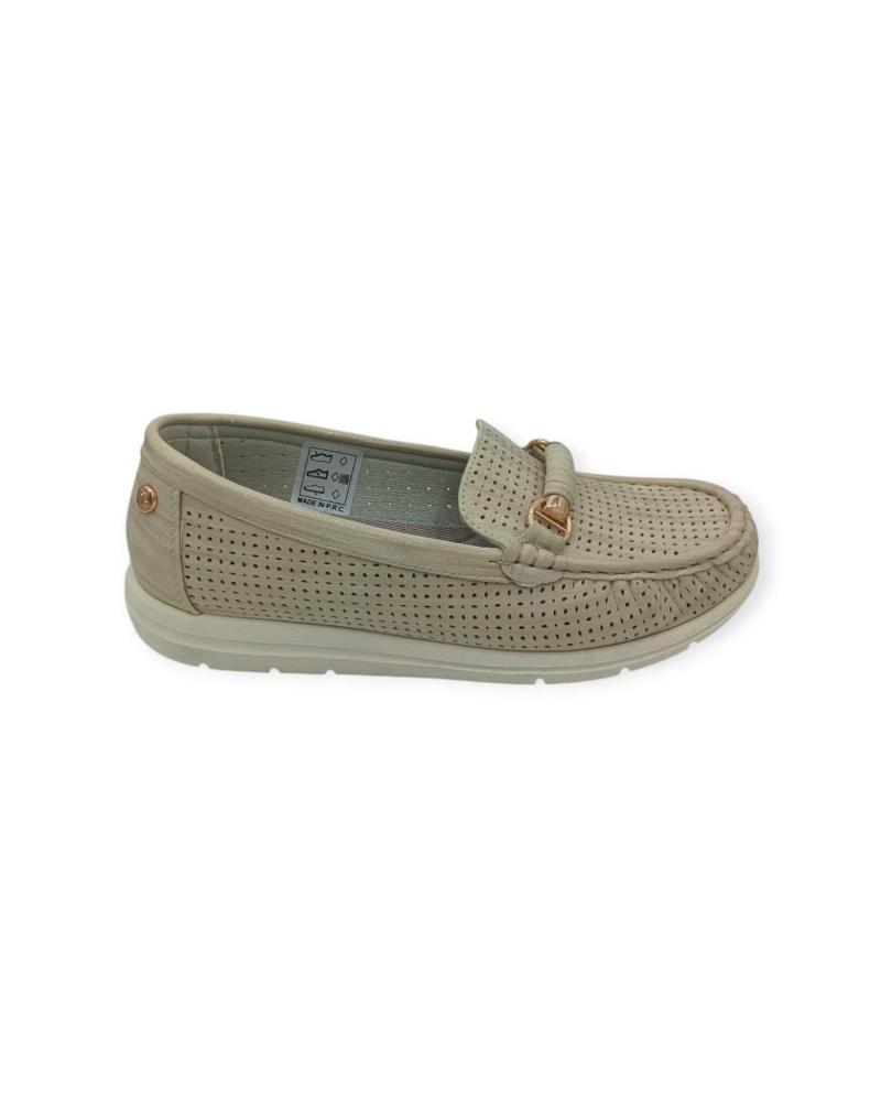 Mocassins pour Femme AMARPIES ZAPATO CONFORT BEIGE
