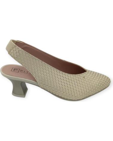 Ballerines pour Femme PITILLOS ZAPATO SALON PIEL AMARILLO