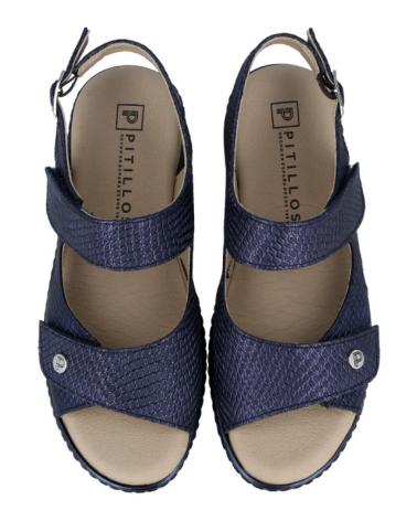 Sandalias de Mujer PITILLOS SANDALIA VELCRO AZUL