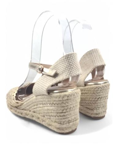 Sandalias de Mujer TIMBOS SANDALIA CUNA ESPARTO MUJER ORO 131292 AMARILLO