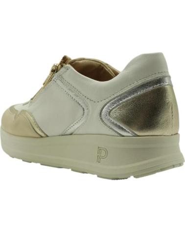 Sportif pour Femme PITILLOS DEPORTIVO CORDONES - CREMALLER 10413 CREMA - BLANCO