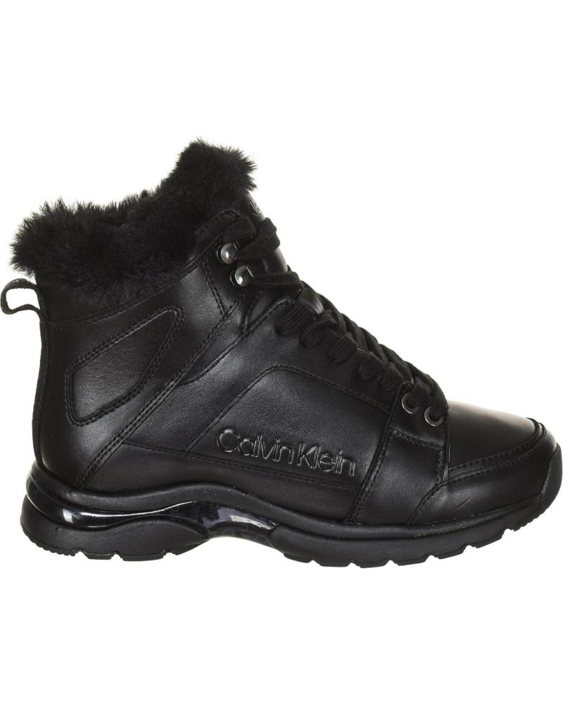 Sapatilhas de Mulher CALVIN KLEIN SNEAKER ABOTINADO CANDAL NEGRO