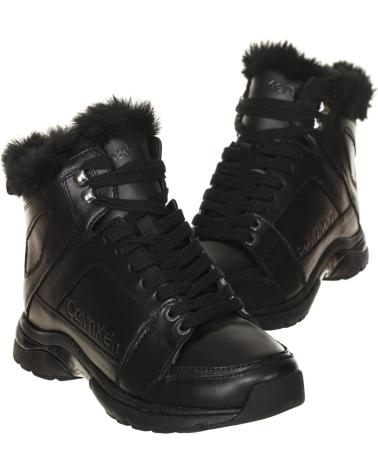 Sapatilhas de Mulher CALVIN KLEIN SNEAKER ABOTINADO CANDAL NEGRO