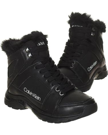 Zapatillas deporte de Mujer CALVIN KLEIN SNEAKER CANDAL ABOTINADA NEGRO