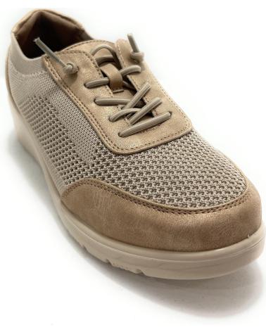 MARCA INEXISTENTE ZAPATILLA CASUAL CONFORT REJILLA CORDON AMARILLO