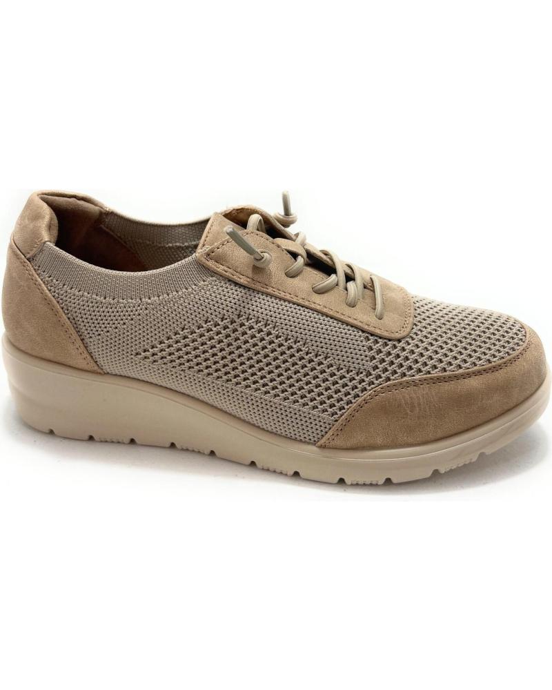 MARCA INEXISTENTE ZAPATILLA CASUAL CONFORT REJILLA CORDON AMARILLO
