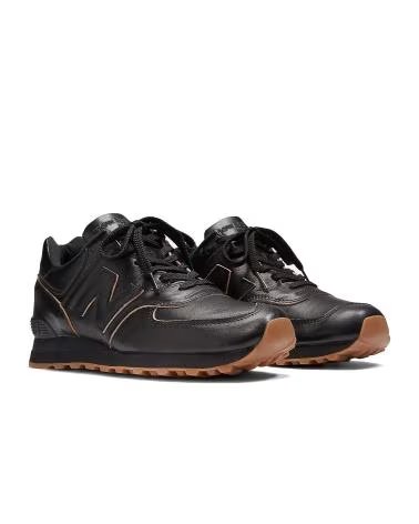 Baskets-décontractées-pour-hommes-NEW-BALANCE-MADE-IN-UK-576---BISCUIT-EDGE-LEATHER---41-1-2-BLACK