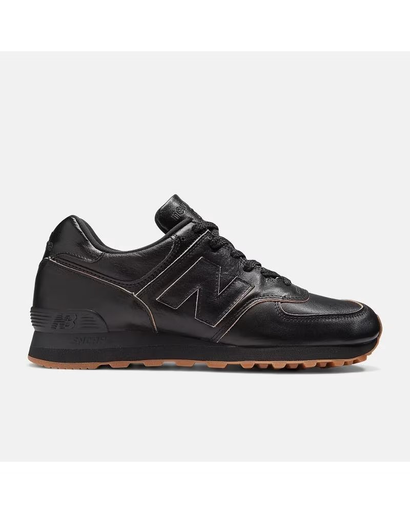 Baskets-décontractées-pour-hommes-NEW-BALANCE-MADE-IN-UK-576---BISCUIT-EDGE-LEATHER---41-1-2-BLACK