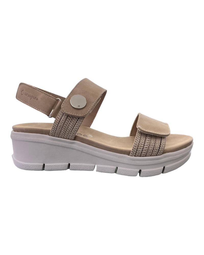 AMARPIES SANDALIAS CUNA VELCRO ABZ23505 BEIGE VARIOS COLORES