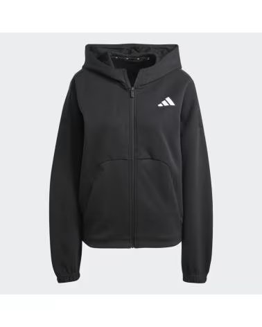 ADIDAS W FI SL FZ HD KAPUZENPULLOVER SCHWARZ NEGRO