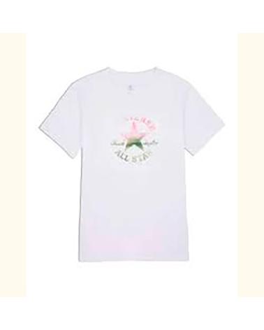 T-SHIRT CONVERSE CHUCK PATCH INFILL BIANCO BLANCO