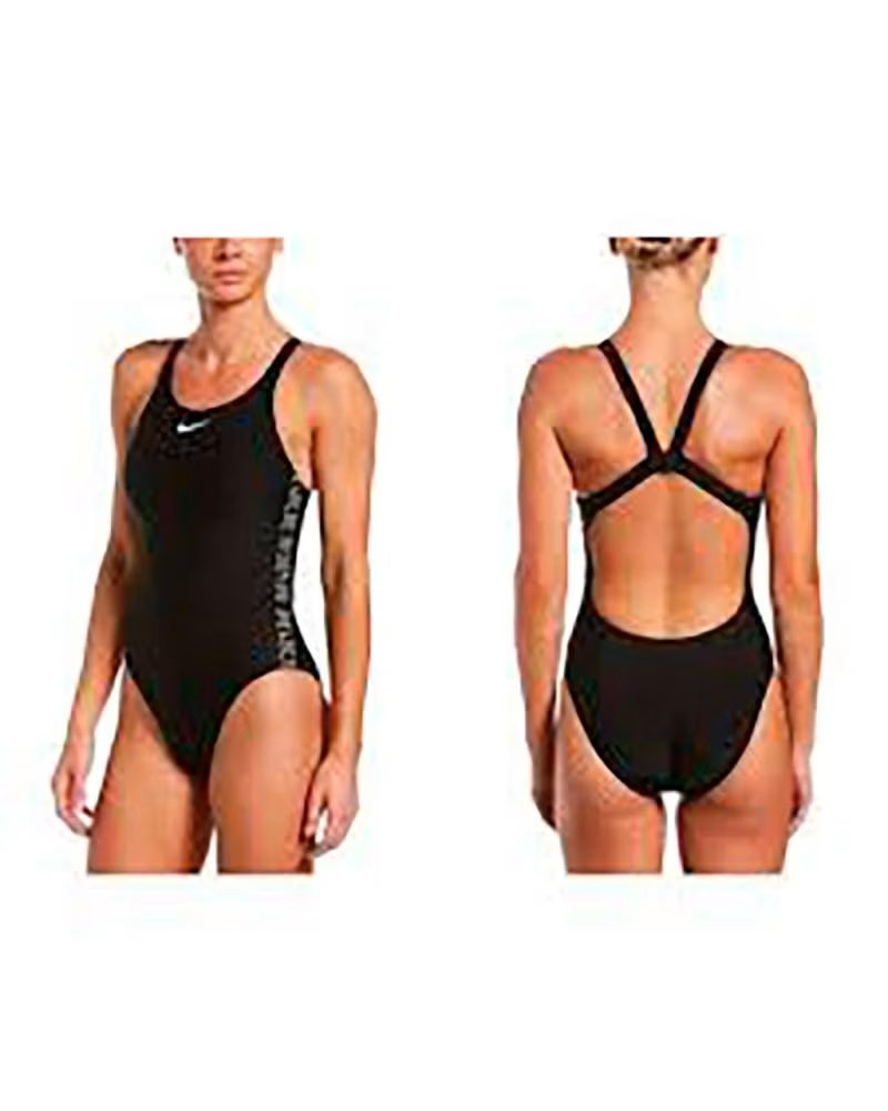 NIKE MAILLOT DE BAIN FASTBACK ONE PIECE, NOIR NEGRO