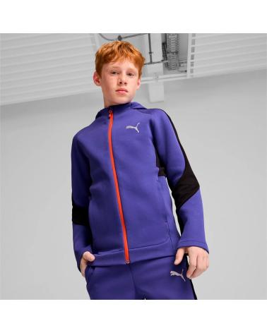 PUMA MODELO EVOSTRIPE FZ HOODIE PARA K AZUL