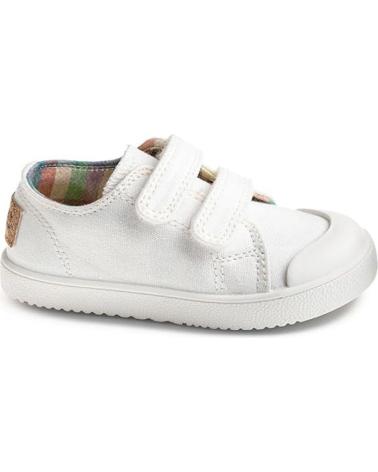 Baskets-décontractées-pour-fille-PABLOSKY-ZAPATILLAS-LONA-BA-NINA-980100-BLANCO-BLANCO